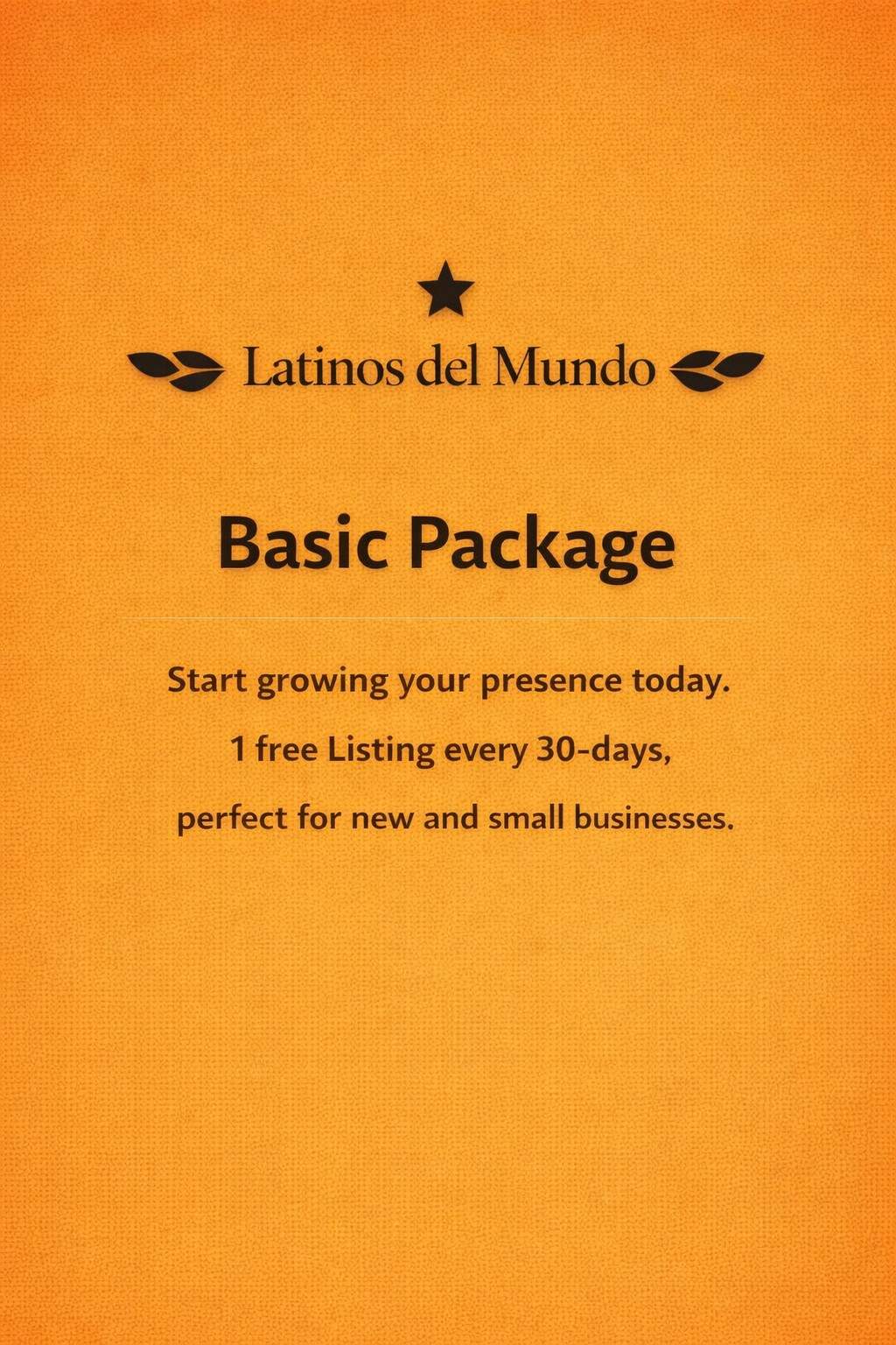 BASIC PACKAGE